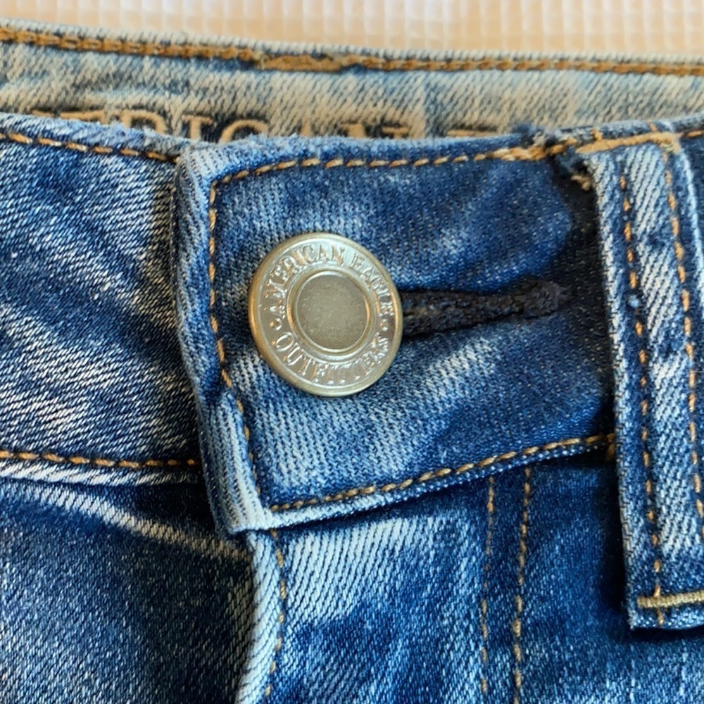 American Eagle next level stretch X jeans skirt 2 - Picture 8 of 12